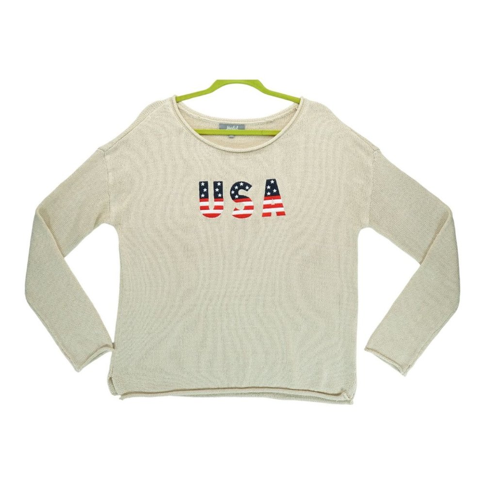 Marled Reunited Clothing Love Sweater Size L Large‎ $118